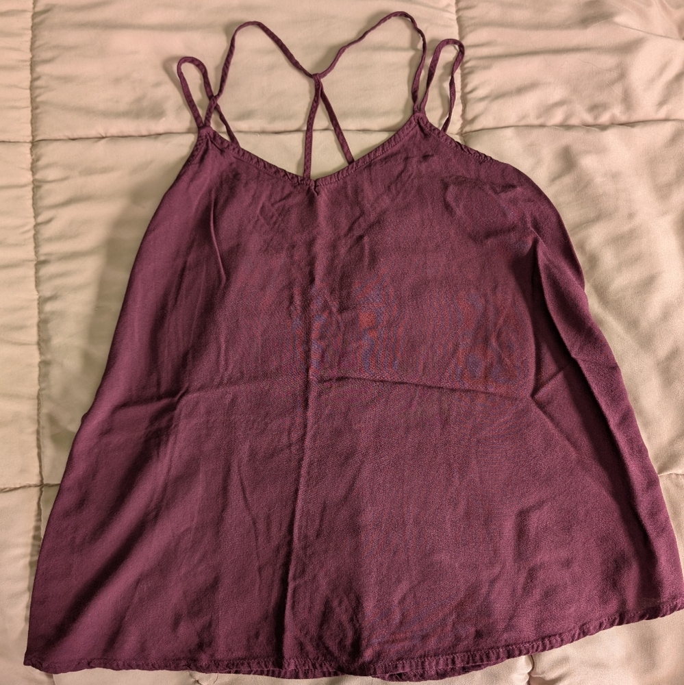 Women's Purple Spaghetti Strap Top